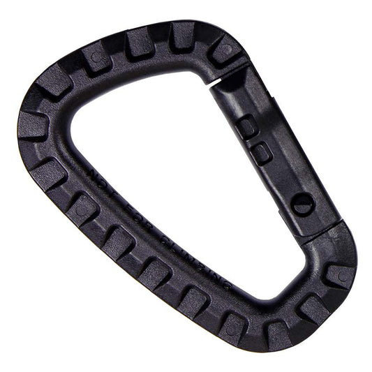 Carabiniere Tactic Plastic Negru - Fixare Rapidă, Fără Greutate