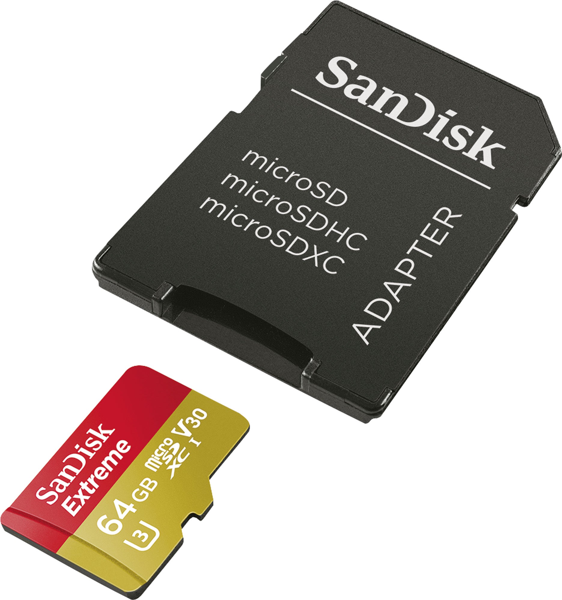 Card Memorie Micro-SDXC SanDisk Extreme 64GB - Viteză 100MB/s, 4K