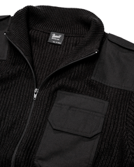 Cardigan BW Negru Brandit - Caldura si Rezistenta