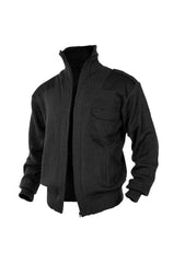 Cardigan Negru MIL-TEC® – Lână Virgină pentru Confort Termic Urban