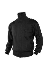 Cardigan Negru MIL-TEC® – Lână Virgină pentru Confort Termic Urban