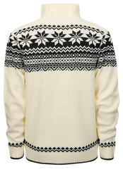 Cardigan Norwegian Alb Brandit - Caldura Autentica