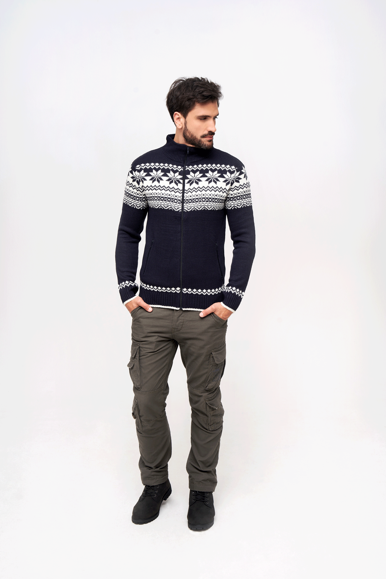 Cardigan Norwegian Navy Brandit - Caldura Robusta