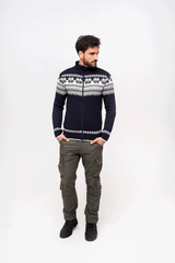 Cardigan Norwegian Navy Brandit - Caldura Robusta
