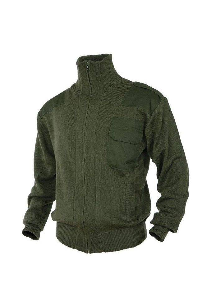 Cardigan OD MIL-TEC® – Lână Virgină pentru Protecție Termică Superioară