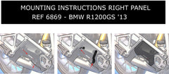 Carene Laterale Puig pentru BMW R1200GS - Protecție și Stil