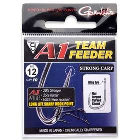 Cârlig A1 Team Feeder Strong Gamakatsu - Rezistență, 10 buc - 2