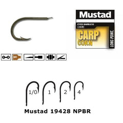 Cârlig Bronz Mustad - Revers, Cioc Papagal, Rezistență Sporită
