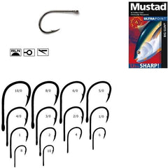 Cârlig Crap Mustad M.10829BLN.2 - Negru Nichelat, Super Asuțit