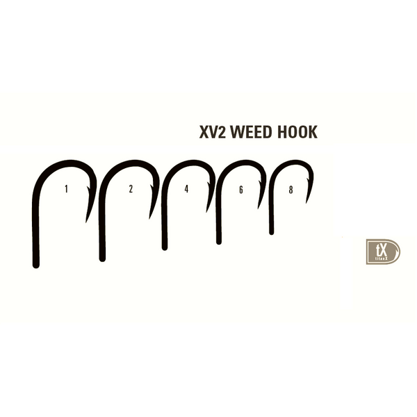Cârlig Crap XV2 Weed Mustad - Ochi, Nichel Negru, 10buc - 3