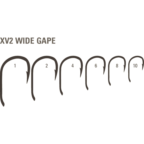 Cârlig Crap XV2 Wide Gape Mustad - Nichel Negru, 10buc. - 3