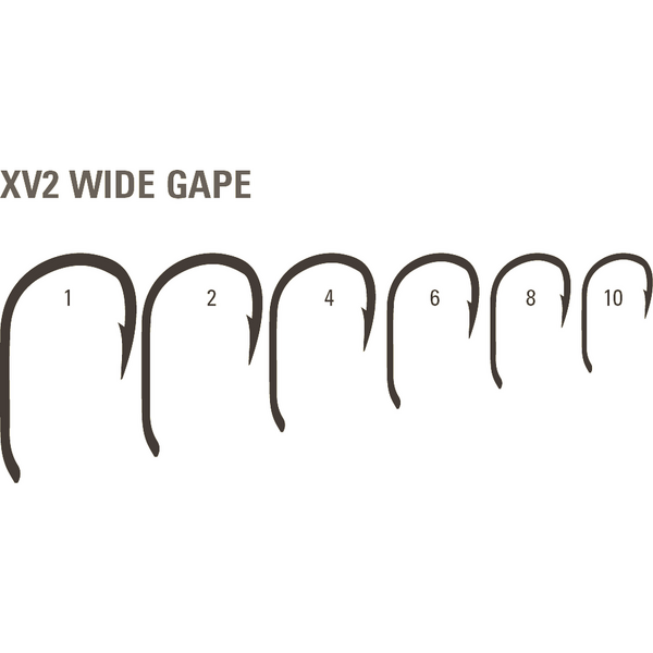 Cârlig Crap XV2 Wide Gape Mustad - Nichel Negru, Rezistență Sporită - 3