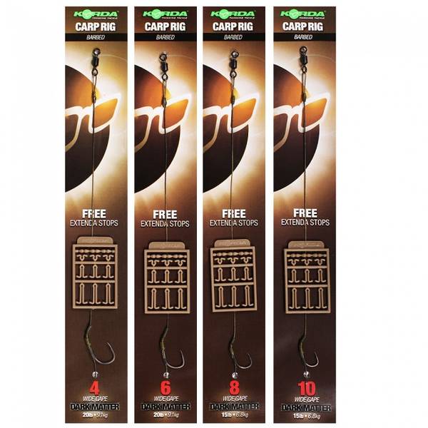Cârlig de Crap Dark Matter Korda NR.4/20LB - Mascare Perfectă - 5