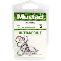 Cârlig Dropshot Ochet Mustad - 10 buc, Pescuit Răpitori - 3