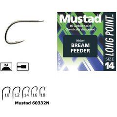 Cârlig Feeder MU11 Mustad - Nr. 8, Rezistență Superioară la Tracțiune