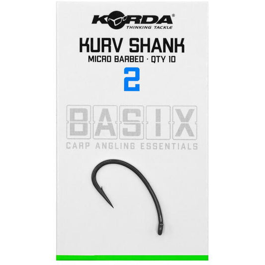 Cârlig Korda Basix Kurv Barbed Nr.2 - Curbe Lungi, Super Aspecuit - 1