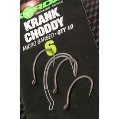 Cârlig Korda Krank Choddy nr.10 - Rezistență Superioară, Fixare Rapidă - 2