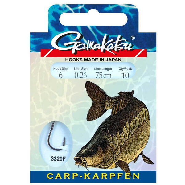 Cârlig Legat Carp Black Gamakatsu - Rezistență Superioară, Nod Precis