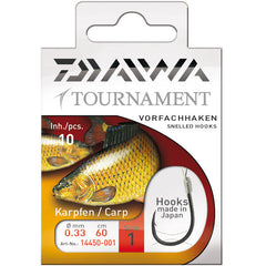 Cârlig Legat Crap Tournament Daiwa - Nr. 6, Pachet 10 buc - 1