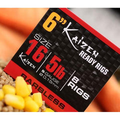 Cârlig Legat KORDA Kaizen Guru - Nr.12, 0.17mm/15cm, 8buc - 1