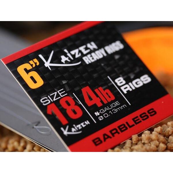 Cârlig Legat KORDA Kaizen Guru - Nr.12, 0.17mm/15cm, 8buc - 3