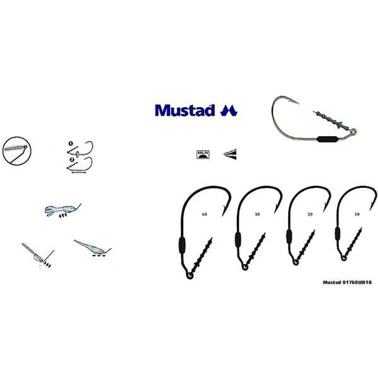 Cârlig Lestat Twister Mustad - Pescuiește Eficient Răpitorii