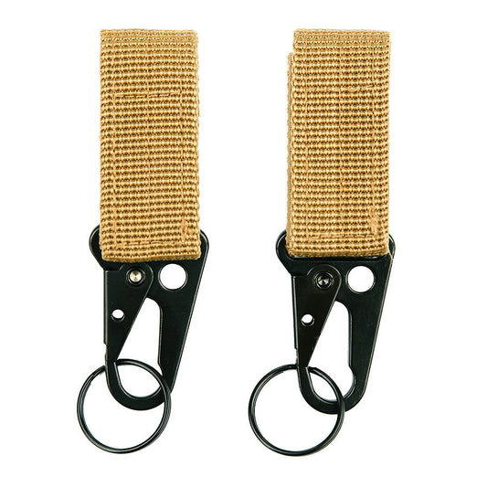 Cârlig MOLLE cu Inel Chei 2-pack JFO03 Coyote - Organizare Echipament