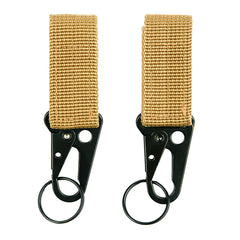 Cârlig MOLLE cu Inel Chei 2-pack JFO03 Coyote - Organizare Echipament