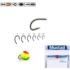 Cârlig Muscă Forjat Mustad Egg Caddis - Prindere Sigură, Rezistență Maximă