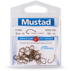 Cârlig Muscă Mustad Bronz Forjat Curat - Pescar Pasionat - 2