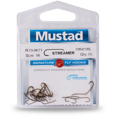 Cârlig Muscă Stream Mustad - Forjat, Barbless, 25buc/pl - 4