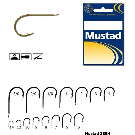 Cârlig Mustad Auriu Revers Cioc Papagal 286B - Prindere Sigură, Rezistență