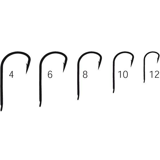 Cârlig Nichel Mustad - Negru Forjat, Revers, Pescar Dedicat - 2