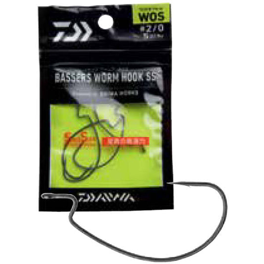 Cârlig Offset Bassers Worm Daiwa - Nr. 2, Rezistență la Răsucire