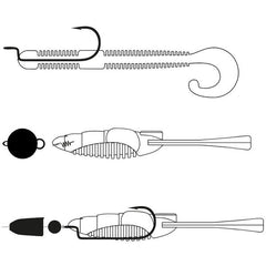 Cârlig Offset RB Nano Alpha Gamakatsu - Rezistență, Ascuțit, Nr. 4/0 - 3