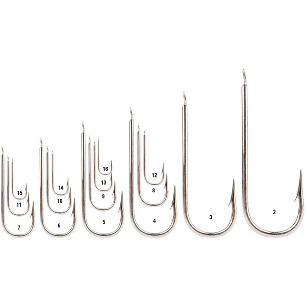Cârlig Round Sea Mustad - Nichelat, Durabil, 100buc/cutie