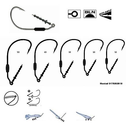 Cârlig Twister Power Lock Plus Mustad - Rezistență, Fixare Sigură