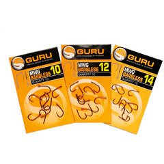 Cârlige Barbless MWG Guru - Crap, Robust, Fără Barbă Nr.12 - 1