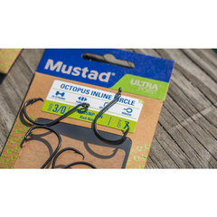 Cârlige Circle Octopus Mustad 1X Strong - Rezistență Superioară, Pescuit Răpitori - 3