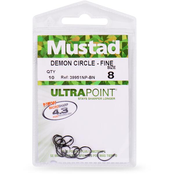 Cârlige Circle UltraPoint Mustad - Ton, Pești Mari, 7 buc - 1