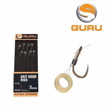 Cârlige Crap Bait Bands Guru nr.18 - Rezistență, Montare Rapidă