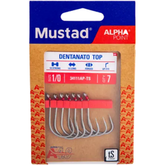 Cârlige Crap Dentanato TOP Mustad - Putere, Aspecți Ascuțit, 5 buc/pl - 3