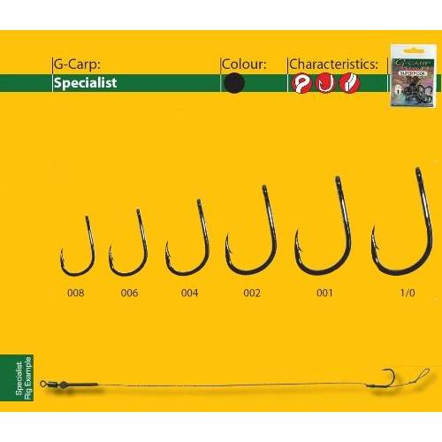 Cârlige Crap G-Carp Special Gamakatsu - Forjate, Rezistență Maximă
