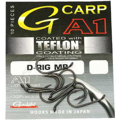 Cârlige Crap Gamakatsu A1 G-Carp D-Rig MB - 10buc, Rezistență Maximă - 3