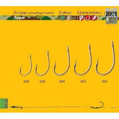 Cârlige Crap Gamakatsu A1 G-Carp Sand Super - Ultra-Rezistente, nr. 4 - 2