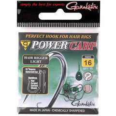 Cârlige Crap Gamakatsu PowerCarp Hair Rigger L Eyed - 10 buc, Rezistență Maximă - 2