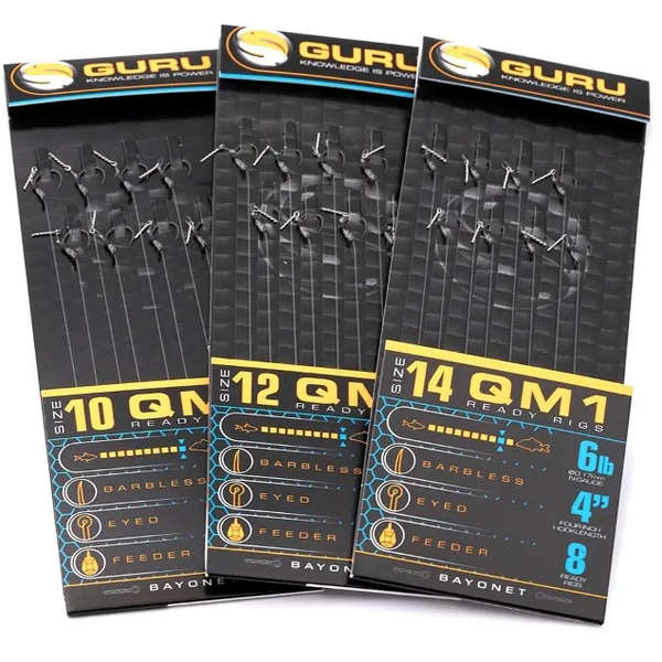 Cârlige Crap Guru QM1 Bayonets - Rezistență Superioară, Fixare Rapidă - 1