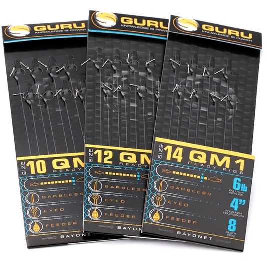 Cârlige Crap Guru QM1 Bayonets - Rezistență Superioară, Fixare Rapidă - 1