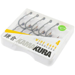 Cârlige Crap Kamakura Wide Gape Barbless #8 Korda - Fără Barb, 10buc - 4