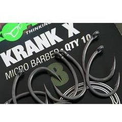 Cârlige Crap Korda Krank X Nr. 6 - Pachet 10 buc, Rezistență Maximă - 2